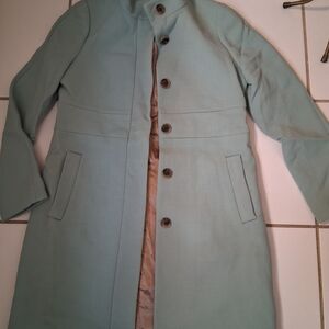 J. Crew Light Blue Pea Coat